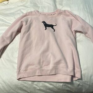 The Black Dog Pastel Pink Crewneck